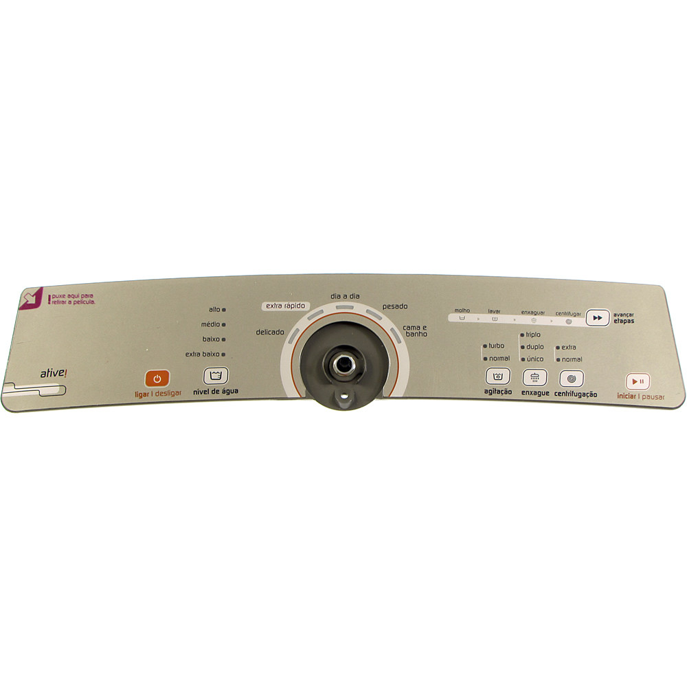 Console Interface Painel Comando Brastemp BWG11AB Controle Total Durável Bege