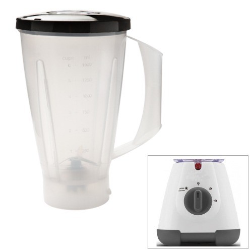 Copo Jarra Liquidificador Arno Faciclic Original Reposição 1.5L Completo Translúcido