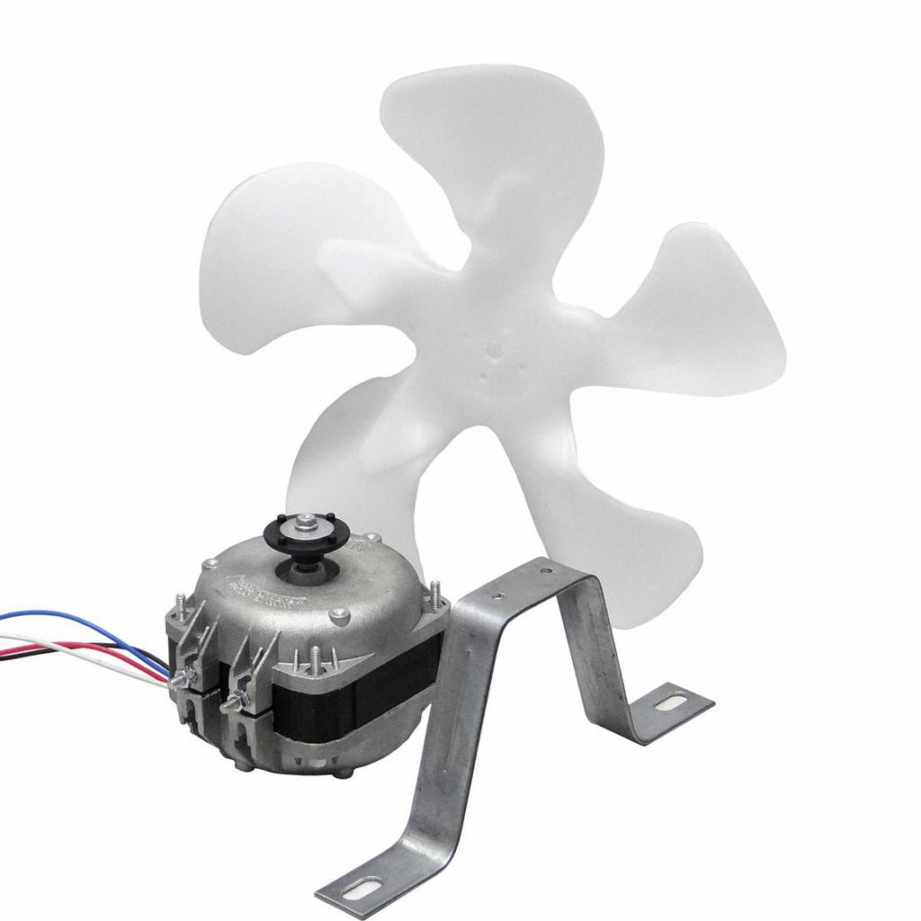 Micromotor Ventilador Elco 1/25 Bivolt Hélice 10" Refrigeração Profissional Suporte Reforçado Alumínio Bucha Ferro
