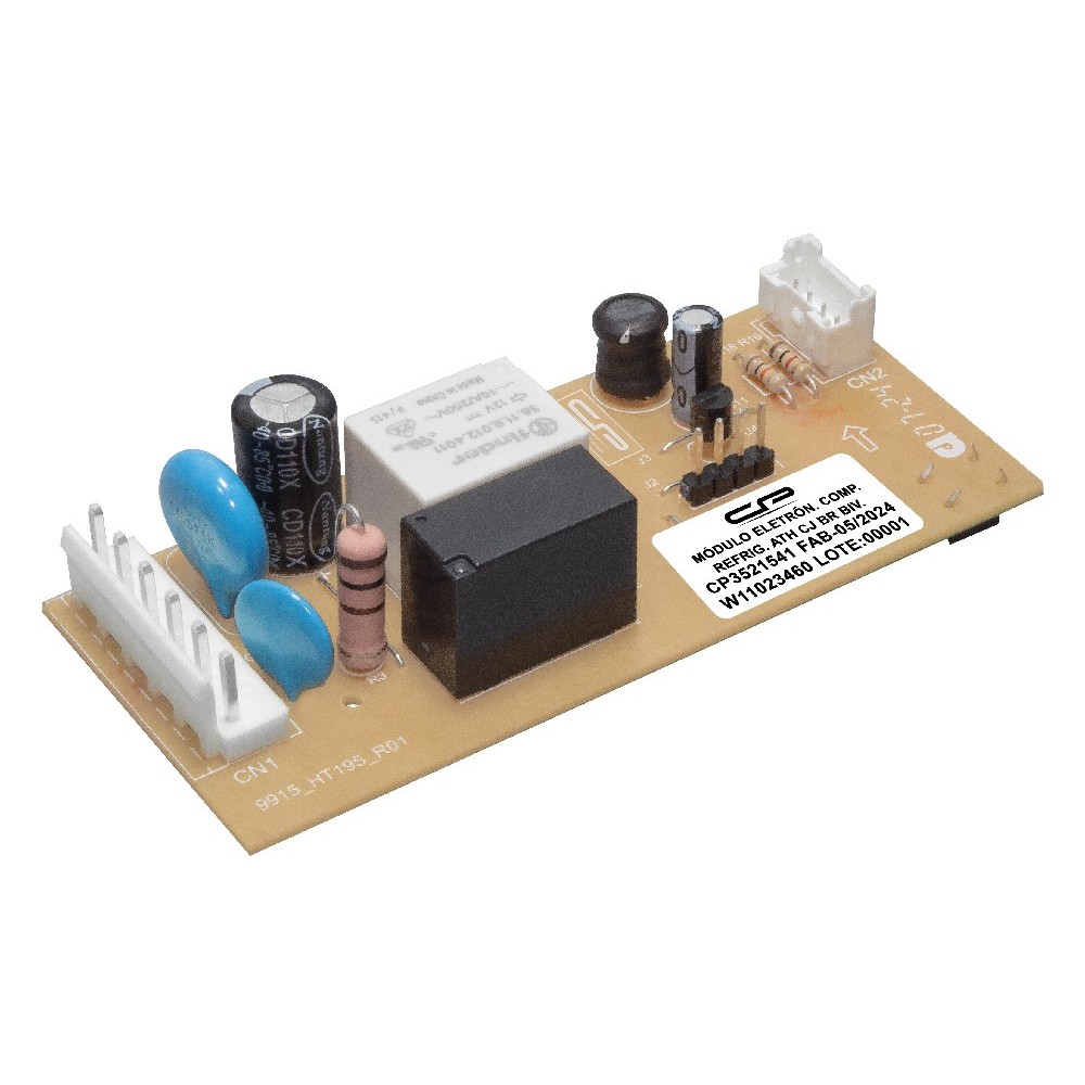 Placa Módulo Potência Controle Eletrônico Geladeira Brastemp BRM38EB BRM39EK Bivolt
