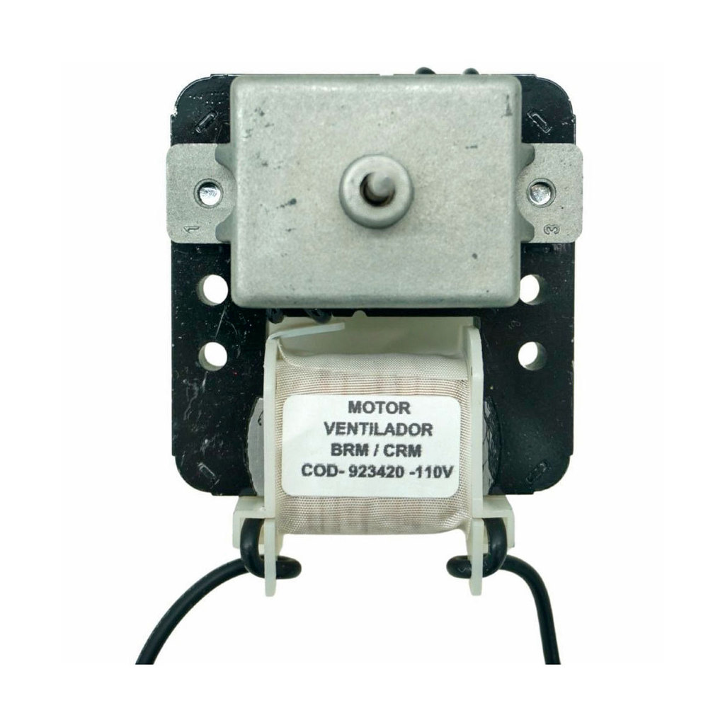 Motor Ventilador Resinado 110V Geladeira BRM CRM 923420 Eletroventilador Refrigerador Eficiente