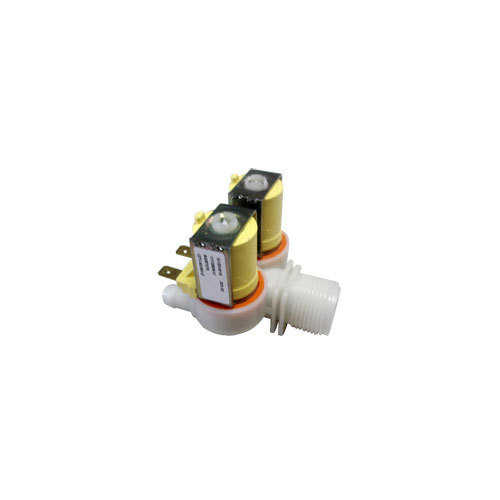 Válvula Solenoide Dupla Elétrica 110V Lavadora 10KG Entrada Água Plástico Resistente Bico Rosca