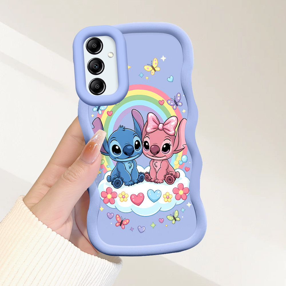 Capinha Fofo Para Samsung Galaxy A14 4G 5G Capa De Silicone Macia Estilo Simples Macaron Case 0041