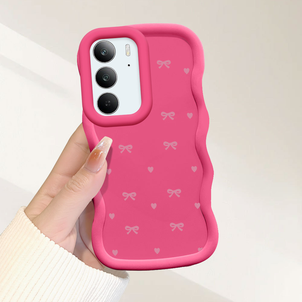 Capinha laço Para Realme C75 C75X 4G Capa De Silicone Macia Estilo Simples Macaron Case 0177 em Oferta na Shopee