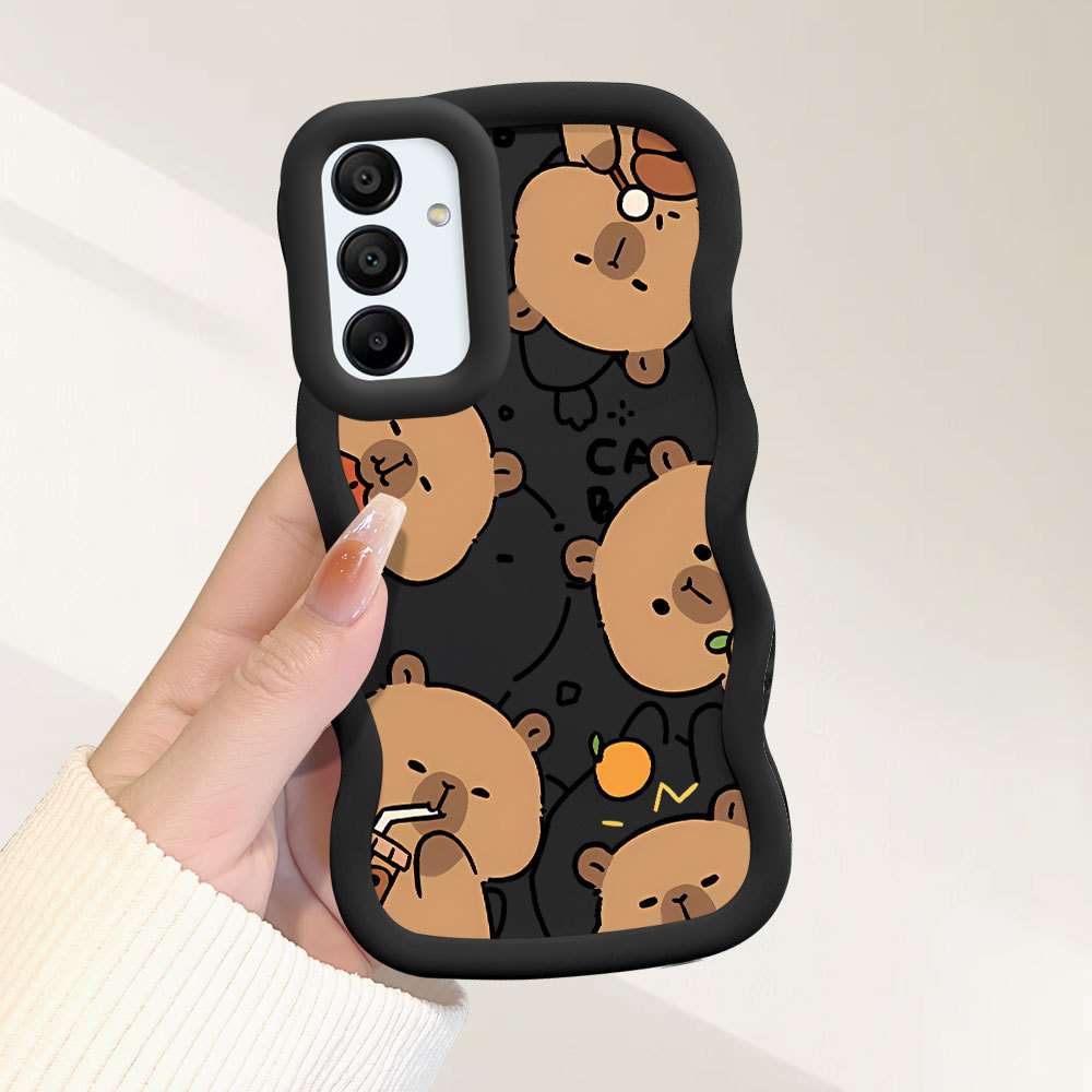 Capinha Desenho Para Samsung Galaxy A15 4G 5G Capa De Silicone Macia Estilo Simples Macaron Case 0232