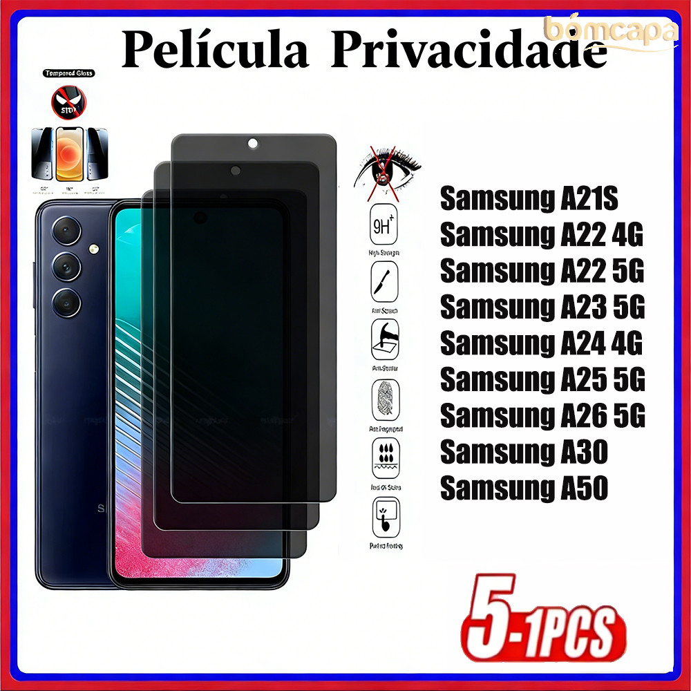 Película Cerâmica Para Samsung Galaxy A21S A24 A25 A26 A23 A22 A50 A30 4G 5G Películas Privacidade Tela Macia 3D