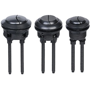 Botão De Descarga De Vaso Sanitário Preto 38/48/58mm Reparação De Tanque Duplo Cabeça Redonda Banheiro em Oferta na Shopee