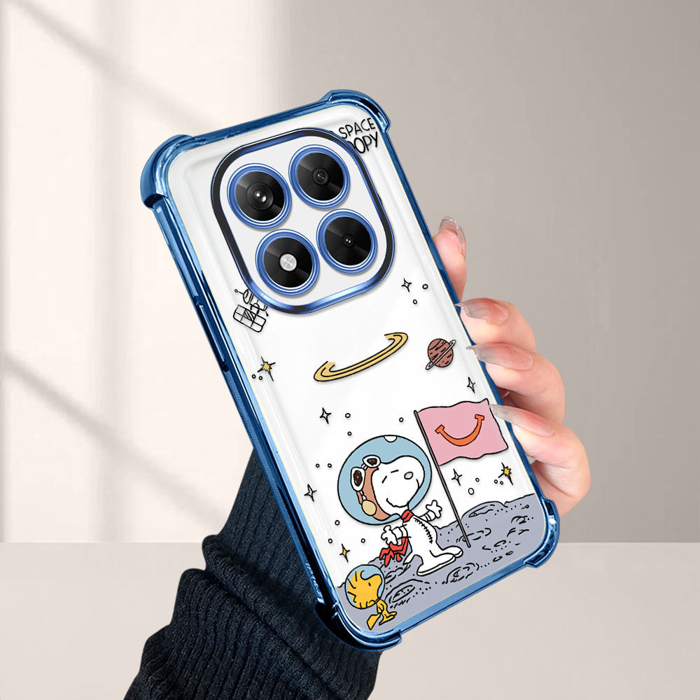 Capinha Capa Anti Impacto Transparente Luxo Para Xiaomi Poco X7 5G Case De Macia Proteção SJ 0871