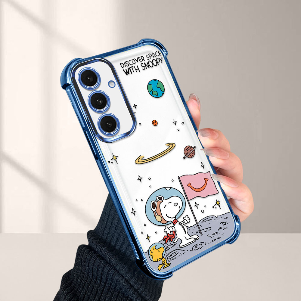 Capinha Capa Anti Impacto Transparente Luxo Para Samsung Galaxy S24 FE 5G Case De Macia Proteção SJ 0871