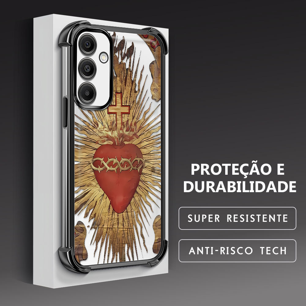 Capinha Capa Anti Impacto Transparente Luxo Para Samsung Galaxy A16 4G 5G Case De Macia Proteção SJ 0880