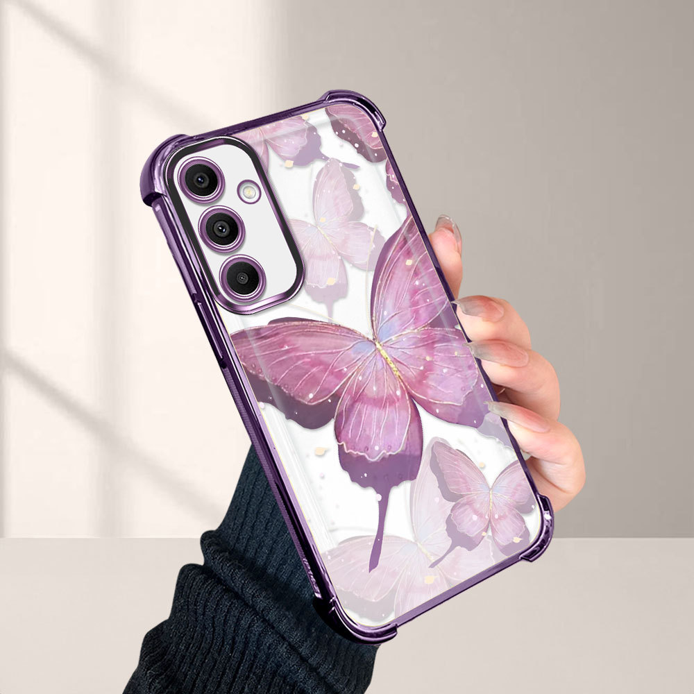 Capinha Capa Anti Impacto Transparente Luxo Para Samsung Galaxy A16 4G 5G Case De Macia Proteção SJ 0882