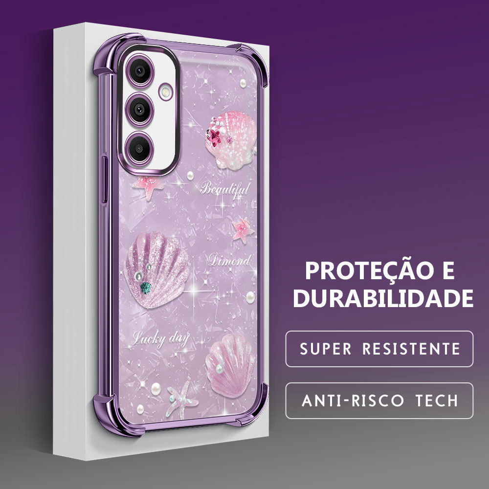 Capinha Para Samsung Galaxy A16 4G 5G Capa Anti Impacto Transparente Macia Proteção Case SJ 0923