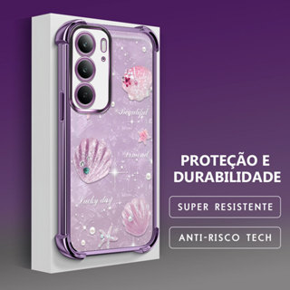 Capinha Para Realme C75 C75X 4G Capa Anti Impacto Transparente Macia Proteção Case SJ 0923 em Oferta na Shopee