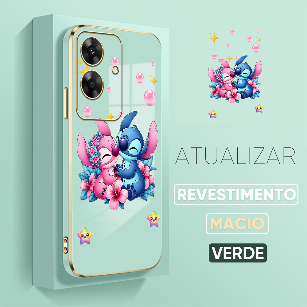 Capinha Capa Para Realme Note 60 60X Narzo N61 Feminina Fofa Silicone De Celular Case DD2105 em Oferta na Shopee