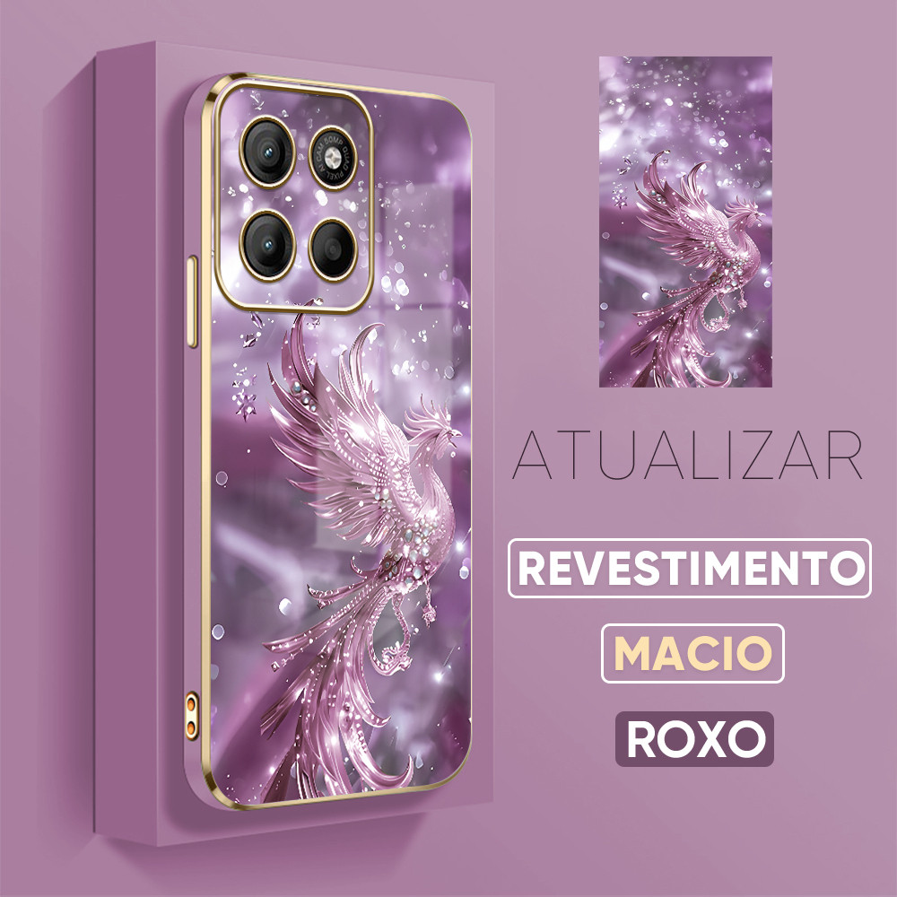 Capinha Capa Para Motorola Moto G15 Feminina Fofa Silicone De Celular Case DD2137 em Oferta na Shopee