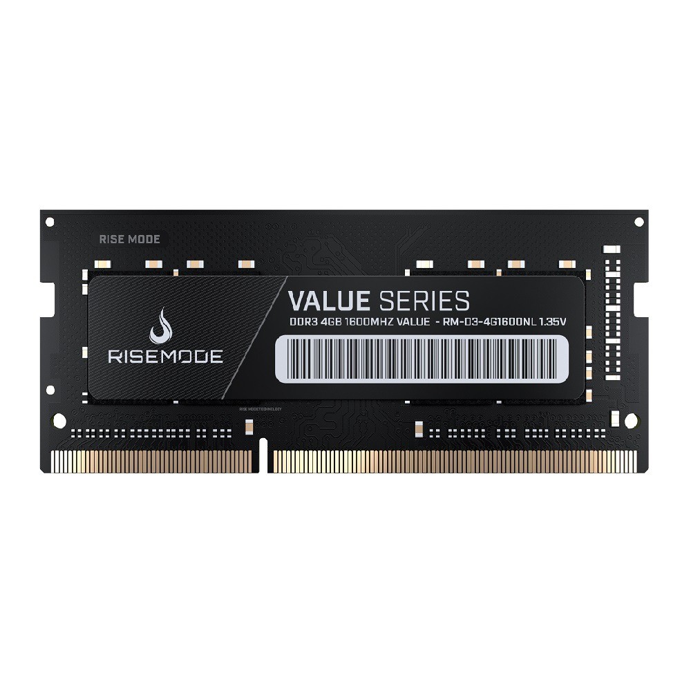 Memória Notebook Rise Mode Value Series 4GB DDR3 1600MHz - RM-D3-4G1600NL