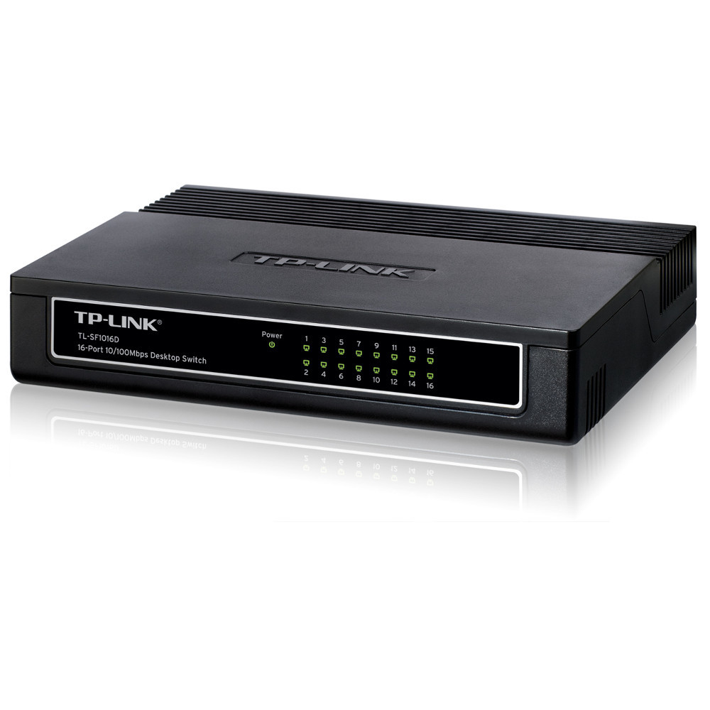 Switch TP-Link TL-SF1016D, 16 portas RJ-45 10/100Mbps Não Gerenciável
