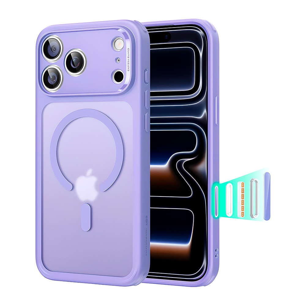 Capa Esr para Iphone 17 Pro Magsafe Proteção Militar Roxo em Oferta na Shopee