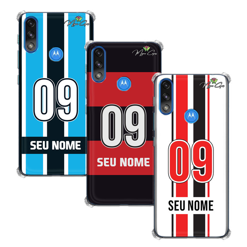 Capa Capinha - Motorola Moto E7 Power - Times do Coração Nacionais Personalizada