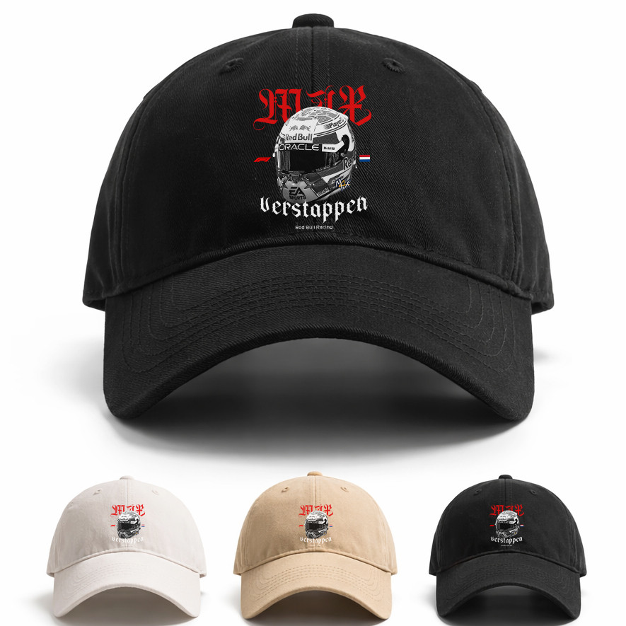 Boné Unissex Max Verstappen F1 Red Bull Racing World Champion