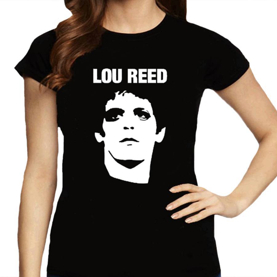 Camiseta Feminina Baby Look Lou Reed - 100% algodão