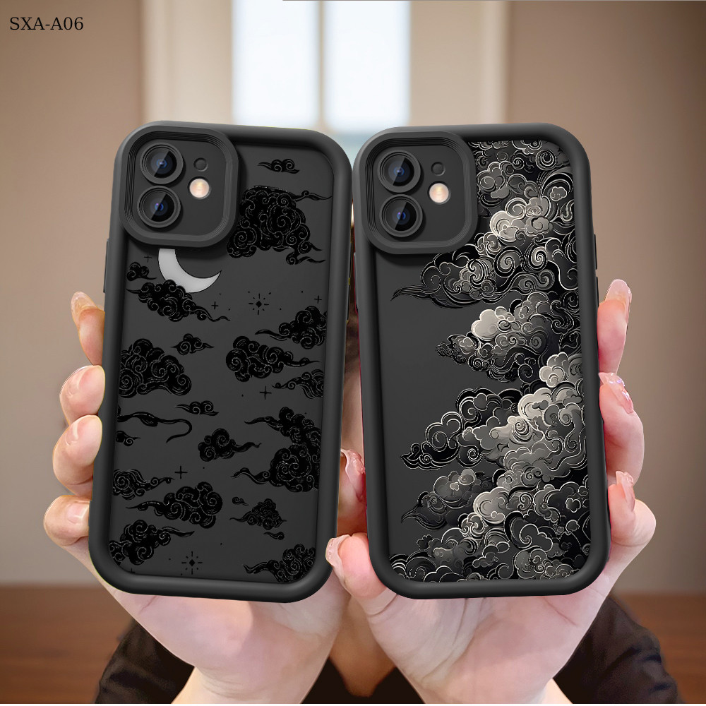 Capinha de Silicone Preta Para Samsung Galaxy A06 A07 A05 A05S A04E A03S A03 Core 4G 5G Capa de Celular Macia TY7424