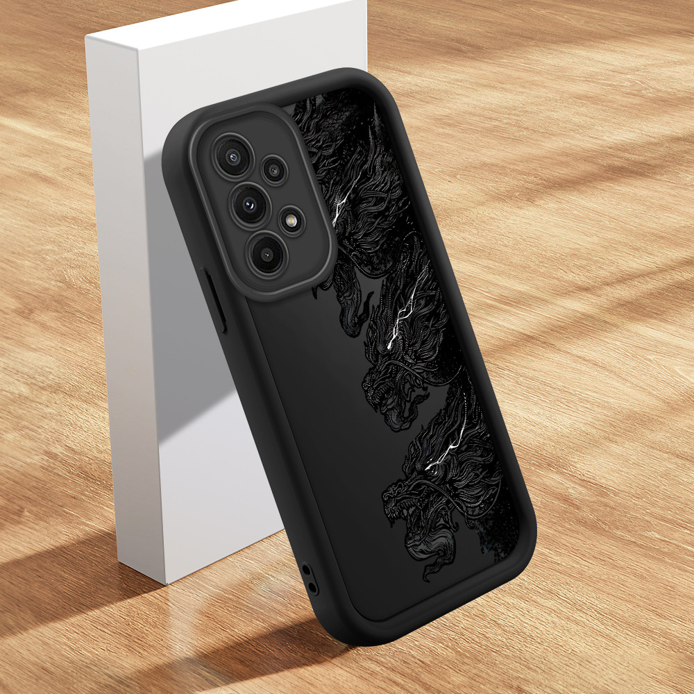 Capinha de Silicone Preta no Estilo Simples Para Samsung Galaxy A23 4G 5G Capa de Celular TY7423 em Oferta na Shopee