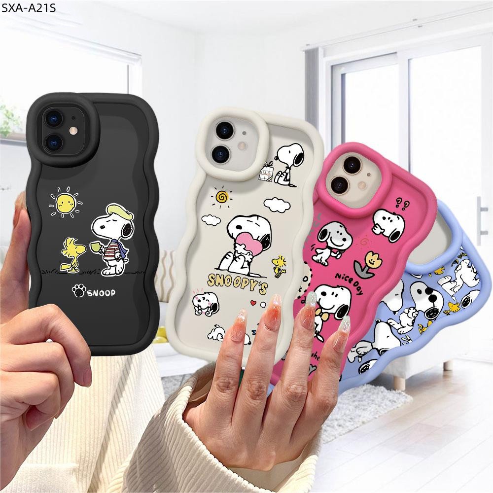 Capa Para Samsung Galaxy A25 A50 A30S A31 A30 A20 A23 A22 A21S 4G 5G Capinha Cores de Doces 0159 Snoopy Case DBL