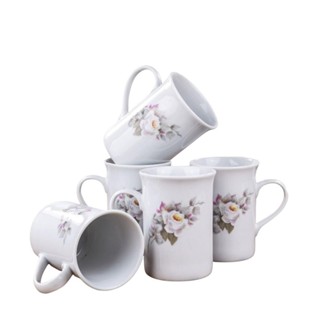 Caneca 240ml Porcelana Schmidt - Dec. Eterna E351 em Oferta na Shopee
