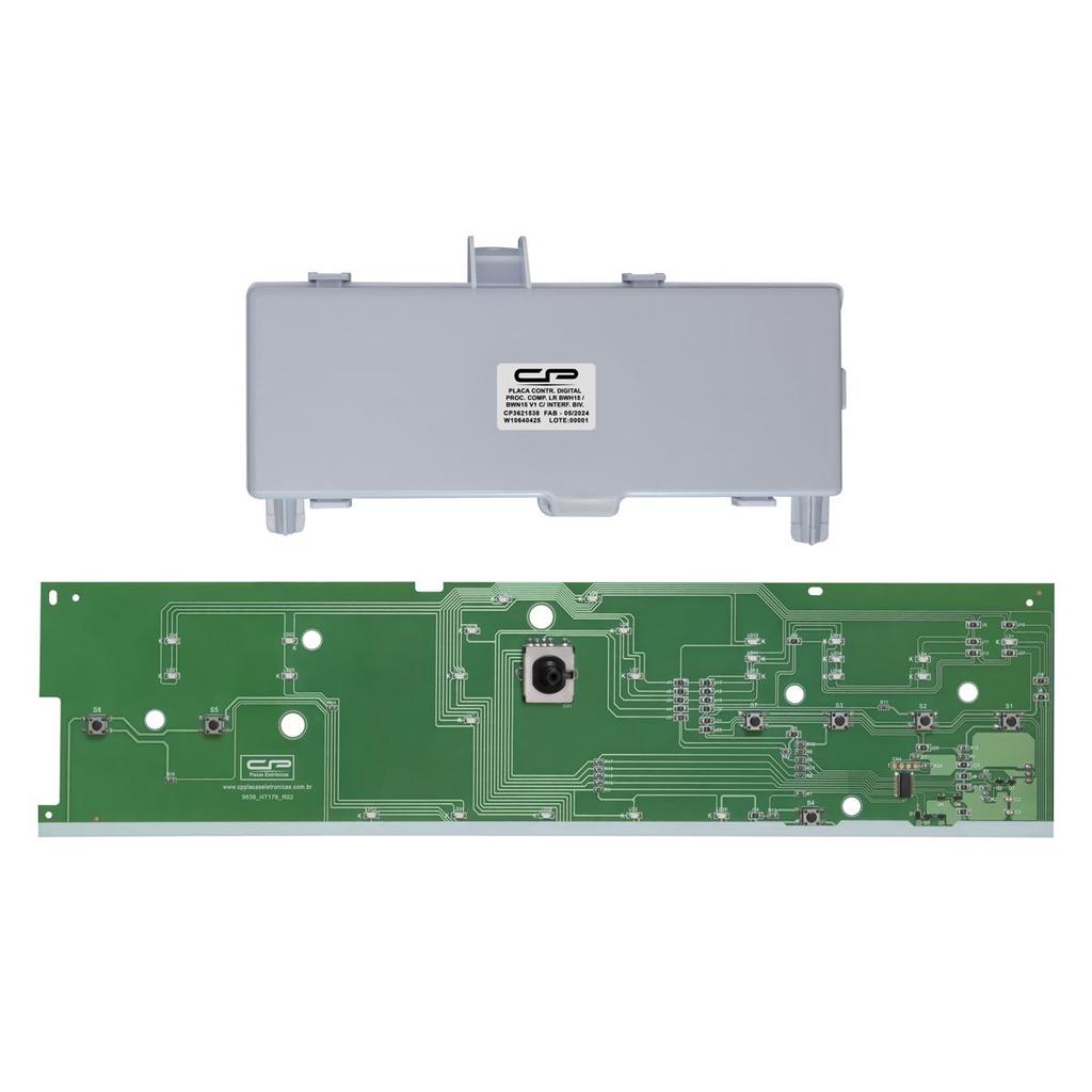 Placa Brastemp BWH15 BWN15 V1 Bivolt CP3621538 W10640425