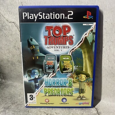 Jogo Top Trumps Adventures Vol. 1 Horror & Predators  Ps2