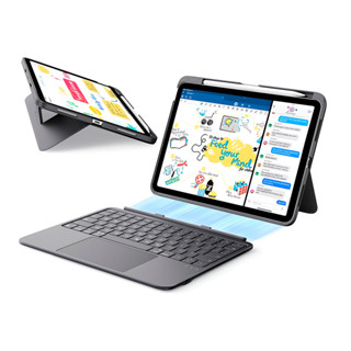 Teclado Capa Magnético ESR iPad Air 11 2024/25/5/4 Bluetooth em Oferta na Shopee