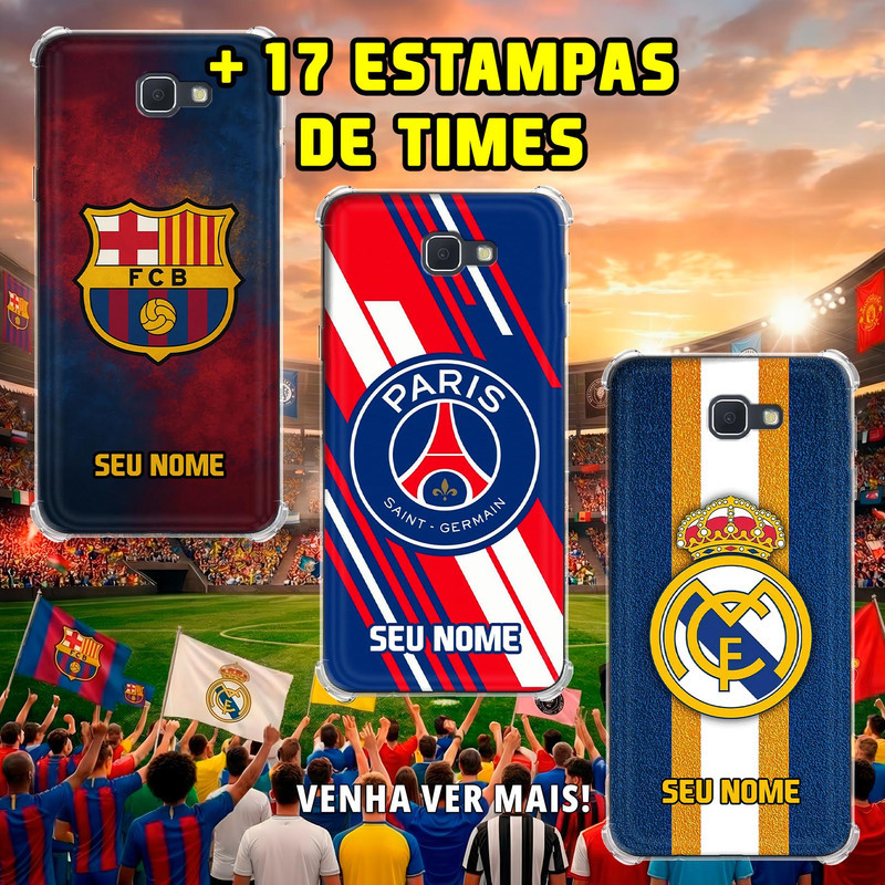 Capa Capinha para Samsung Galaxy J5 Prime - Times Futebol Internacional