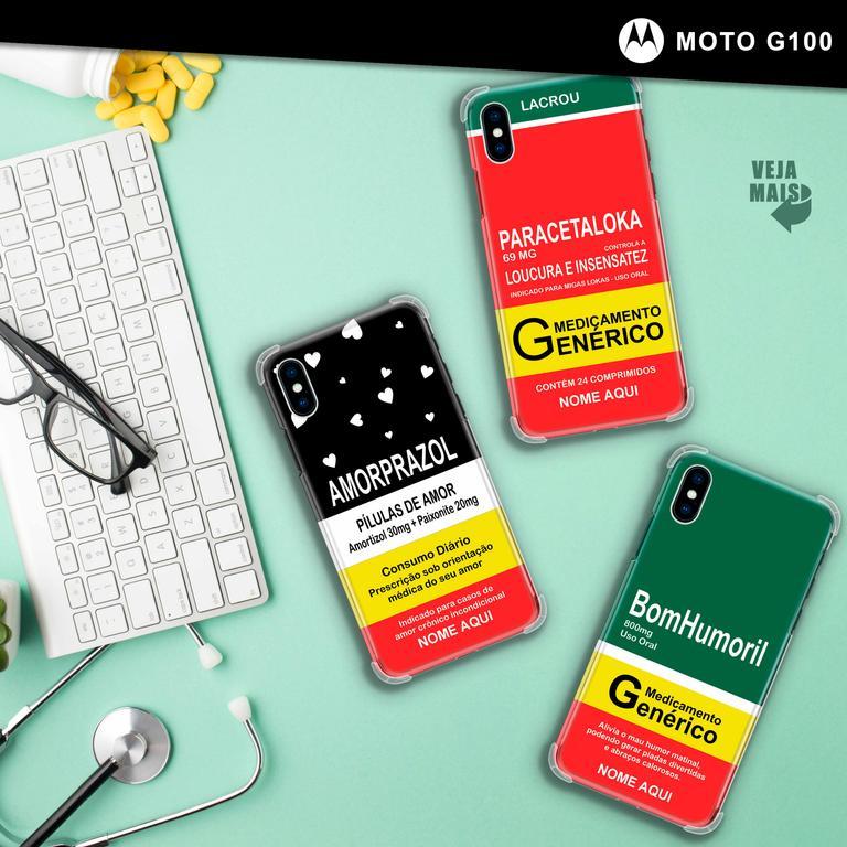 Capinha Para Motorola Moto G100 Remédios Personalizados