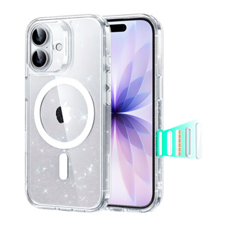 Capa Híbrida ESR iPhone 17 Transparente c/Glitter MagSafe em Oferta na Shopee