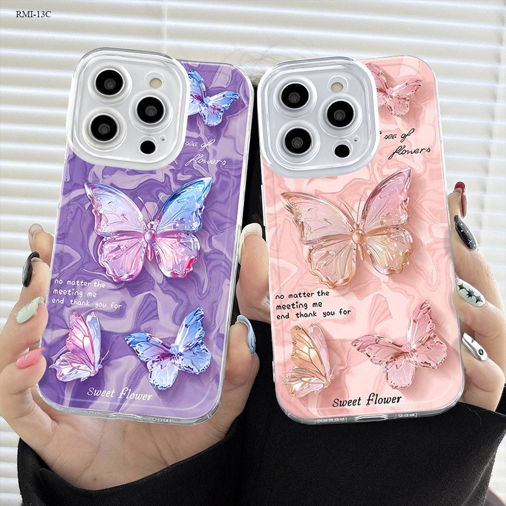 Capinha Para Xiaomi Redmi 13C 14C 12 A3 10A 9C A3X A4 4G 5G Capa De Silicone Transparente Case TSY 0275 em Oferta na Shopee