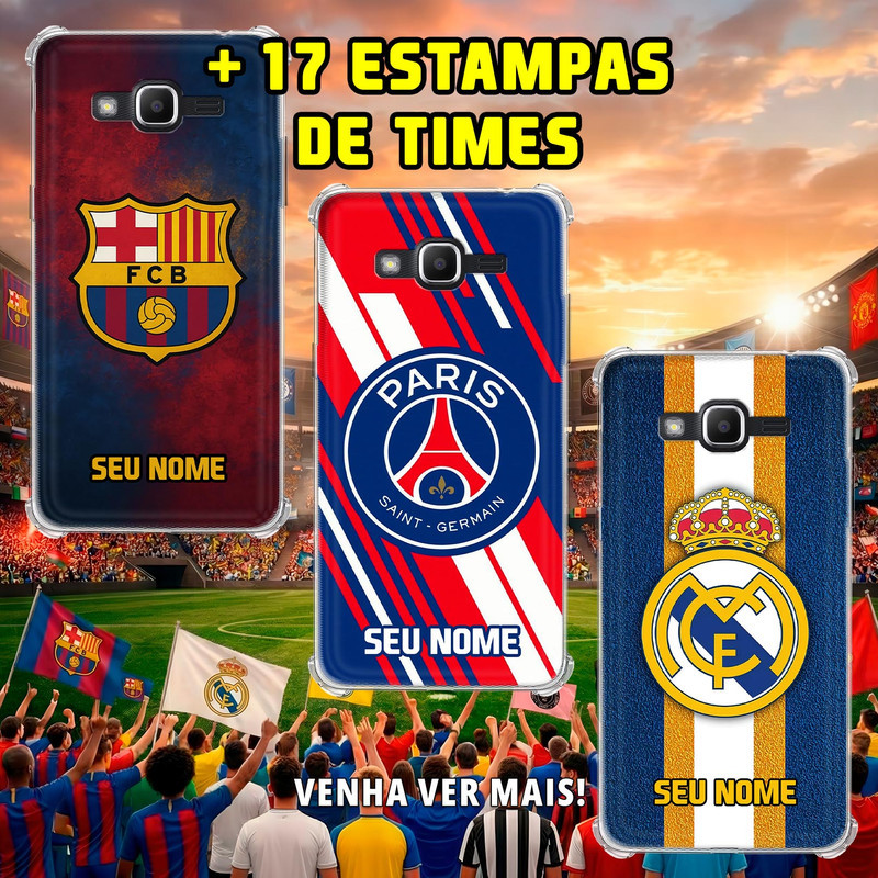 Capa Capinha para Samsung Galaxy J2 Prime - Times Futebol Internacional