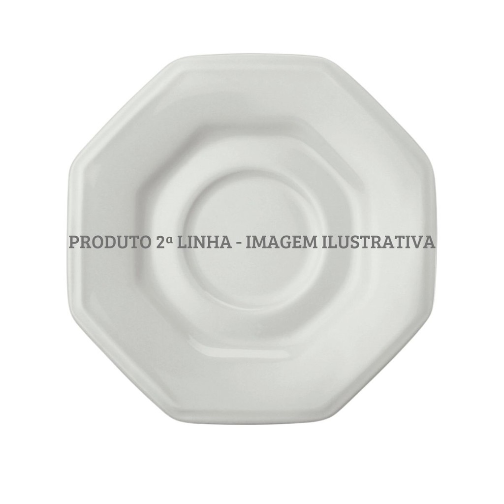 Pires Chá 15cm Porcelana Schmidt - Mod. Prisma 2° LINHA 077