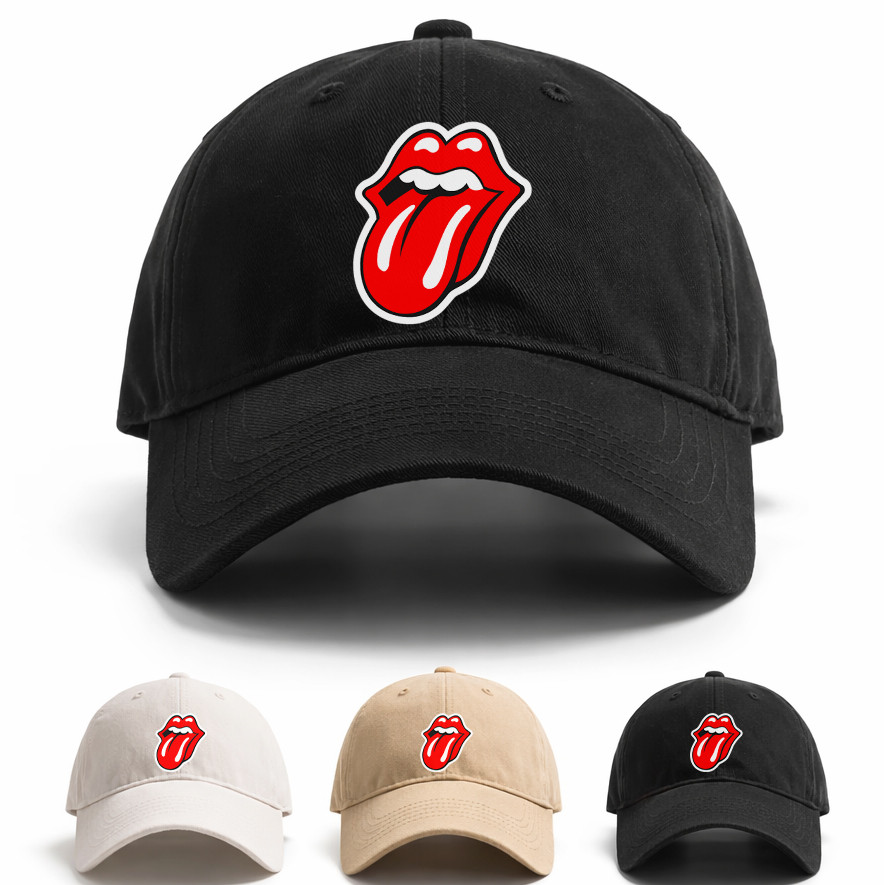 Boné Baseball Rolling Stones Tongue Rock Band Classic Premium