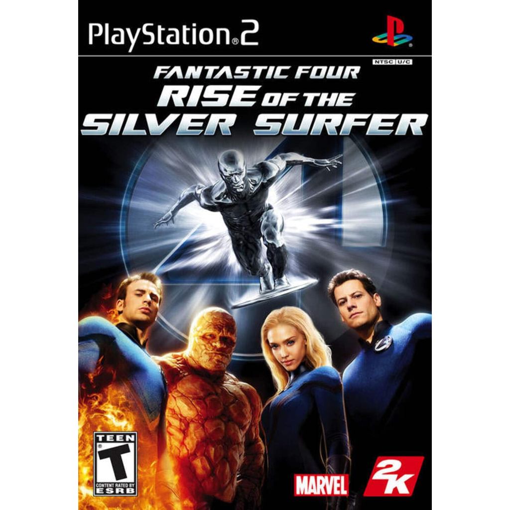 Jogo Fantastic Four Rise of the Silver Surfer  Ps2