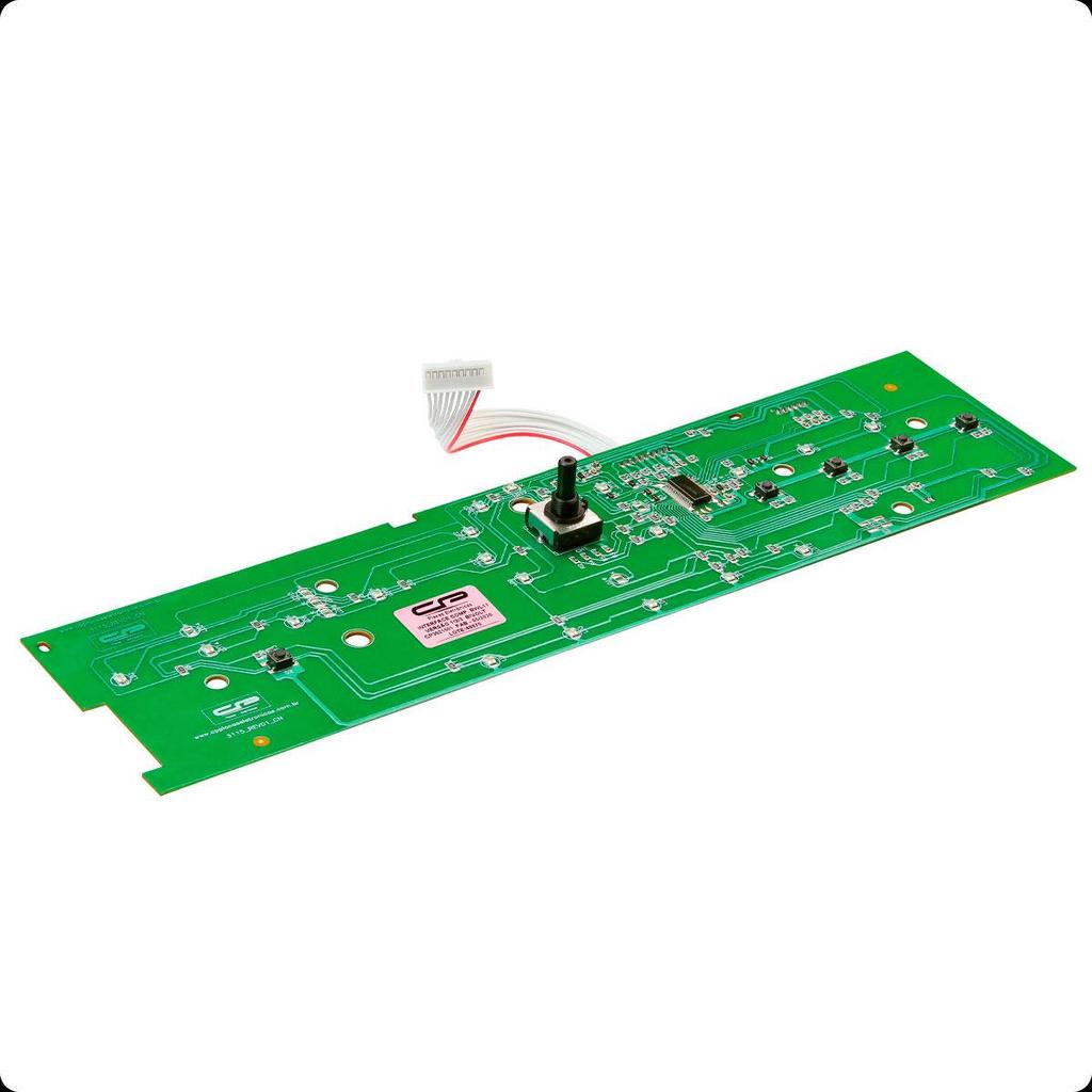 Placa Interface Brastemp Bwl11 V1 V2 V3 Bivolt Com Chicote