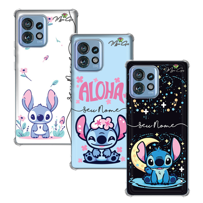 Capa Capinha - Motorola Moto Edge 40 Pro - Stitch Personalizada