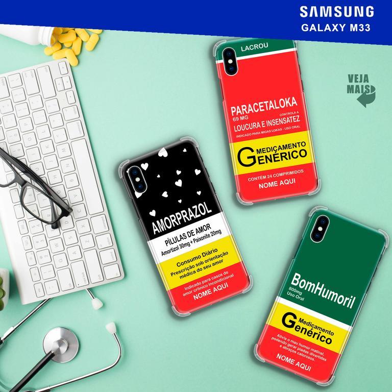 Capinha Para Samsung Galaxy M33 Remédios Personalizados