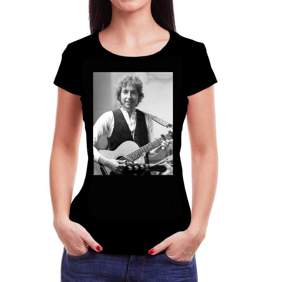 Camiseta Feminina Baby Look Bob Dylan Foto 3 - 100% algodão