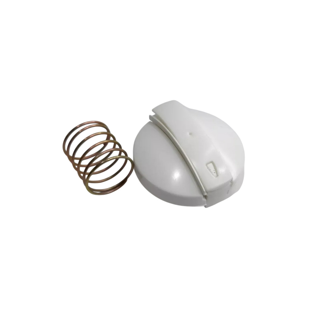 Botao Timer Brastemp Com Mola 507049 Branco Encaixe Firme