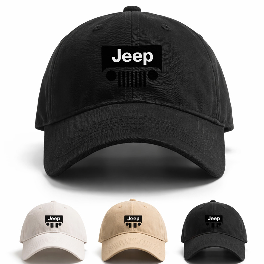 Boné Dad Hat Jeep Grill Logo Off Road Adventure Car Culture em Oferta na Shopee