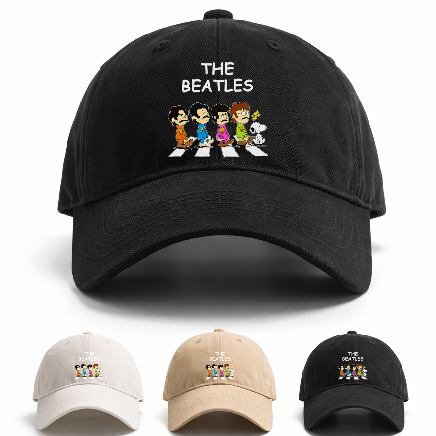 Boné Aba Curva The Beatles Abbey Road Peanuts Snoopy Music