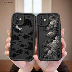 Capinha de Silicone Preta Para Xiaomi Poco X8 X7 X6 X5 X3 Pro Max NFC GT 4G 5G Capa de Celular Macia TY7424