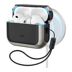 ESR Capa AirPods Pro 3 MagSafe Proteção Queda Titânio Alça