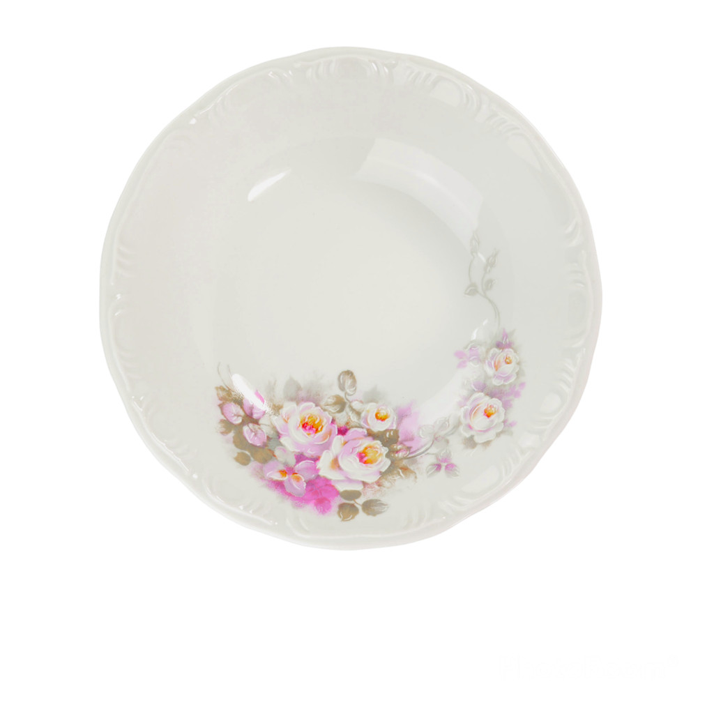 Saladeira 24cm Porcelana Schmidt - Dec. Eterna E351